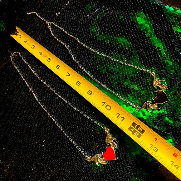 💥2 for $20💥 😈😈 Devil Heart Bat Wing Necklace 😈😈 - Picture 4 of 4